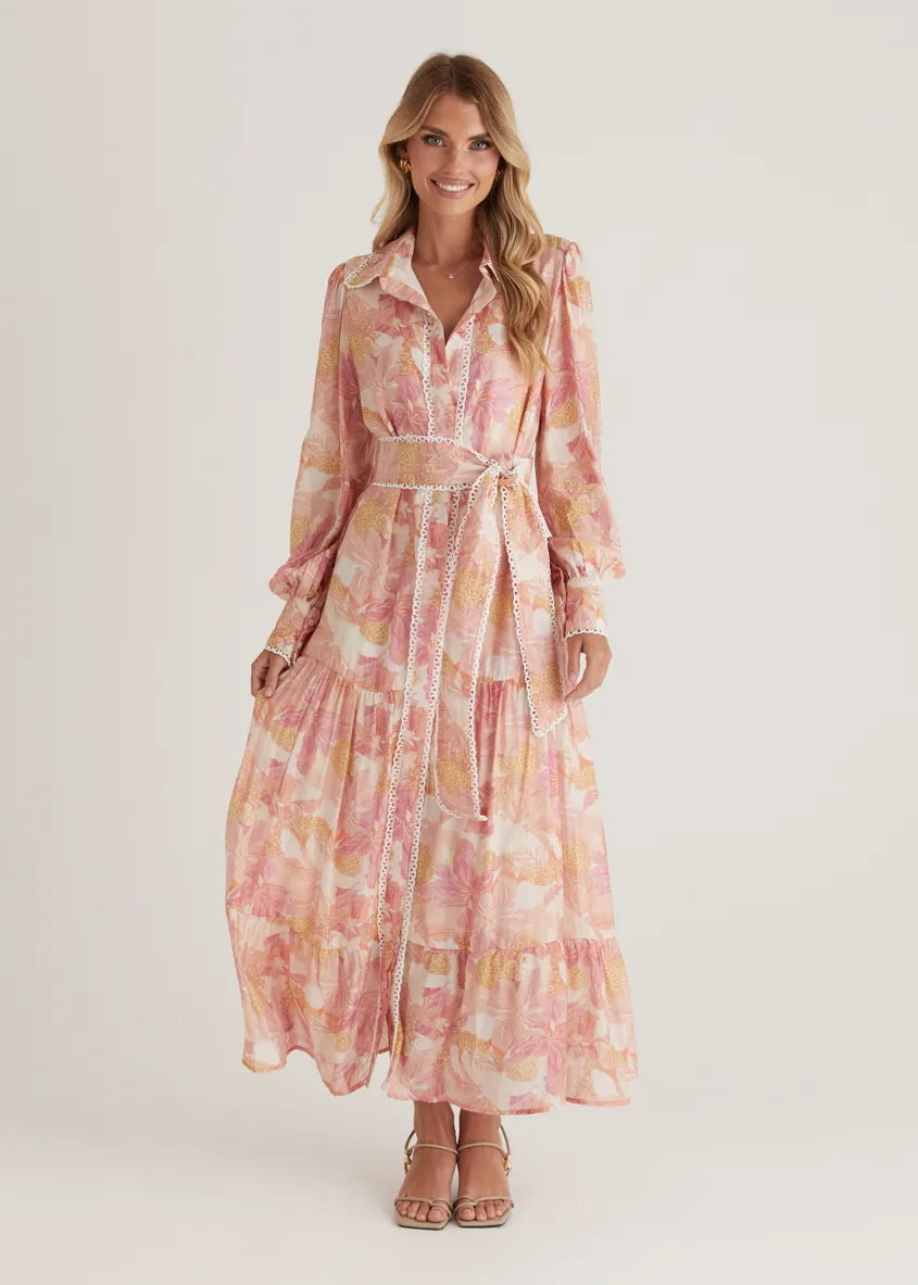 Waverley Maxi Dress - Blush Floral