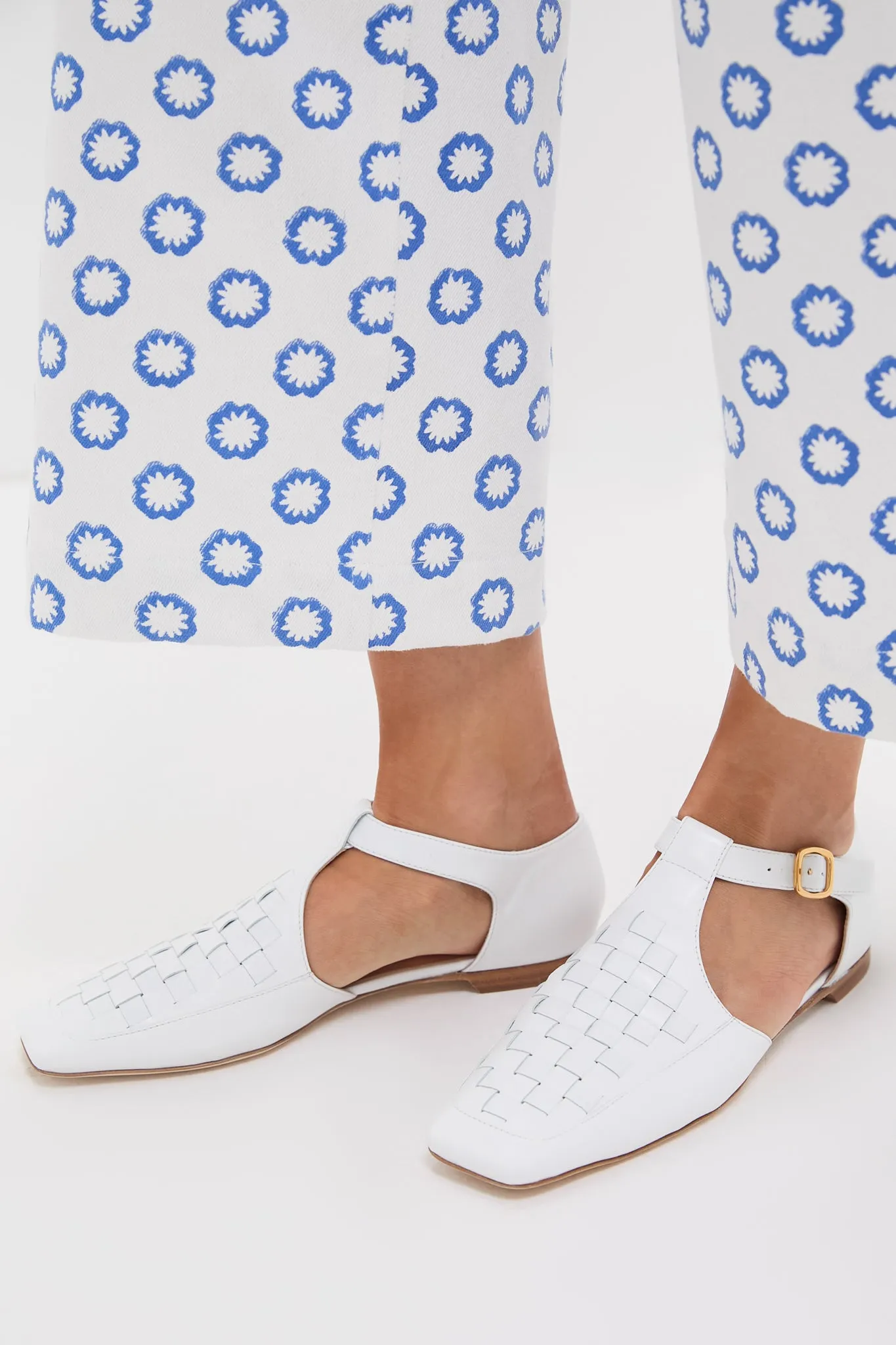 White Calf Nuna Flats