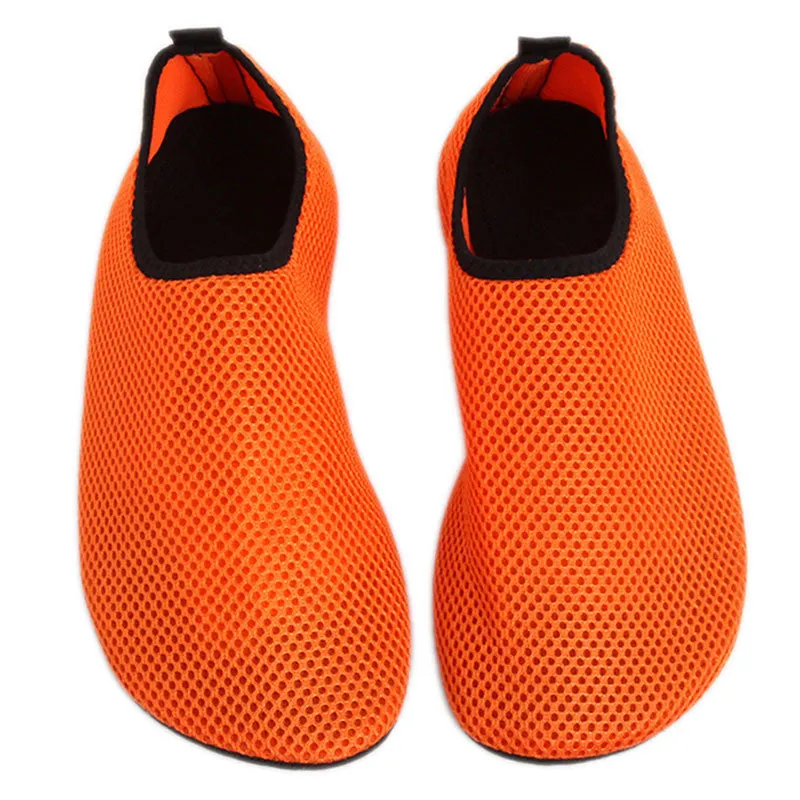 Women Men Flats Sandals Shoes Skid Swimming Shoe For Unisex Summer Beach Shoes Comfort Breathable Flat Mesh Men Shoes