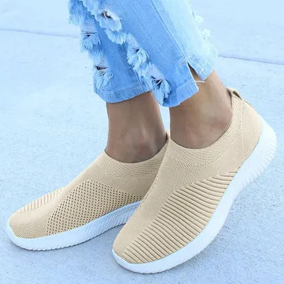 Women Stretchy Slip-on Mesh Bunion Corrector Sneakers