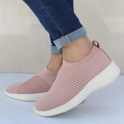 Women Stretchy Slip-on Mesh Bunion Corrector Sneakers
