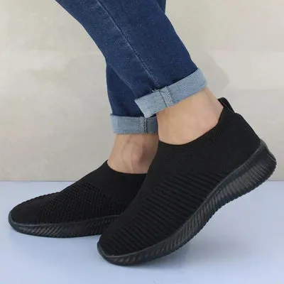 Women Stretchy Slip-on Mesh Bunion Corrector Sneakers