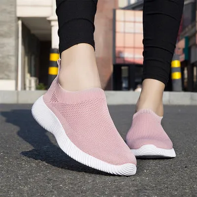 Women Stretchy Slip-on Mesh Bunion Corrector Sneakers