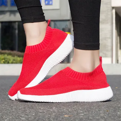 Women Stretchy Slip-on Mesh Bunion Corrector Sneakers
