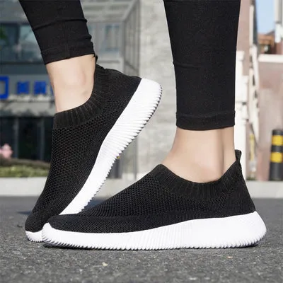 Women Stretchy Slip-on Mesh Bunion Corrector Sneakers