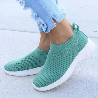 Women Stretchy Slip-on Mesh Bunion Corrector Sneakers