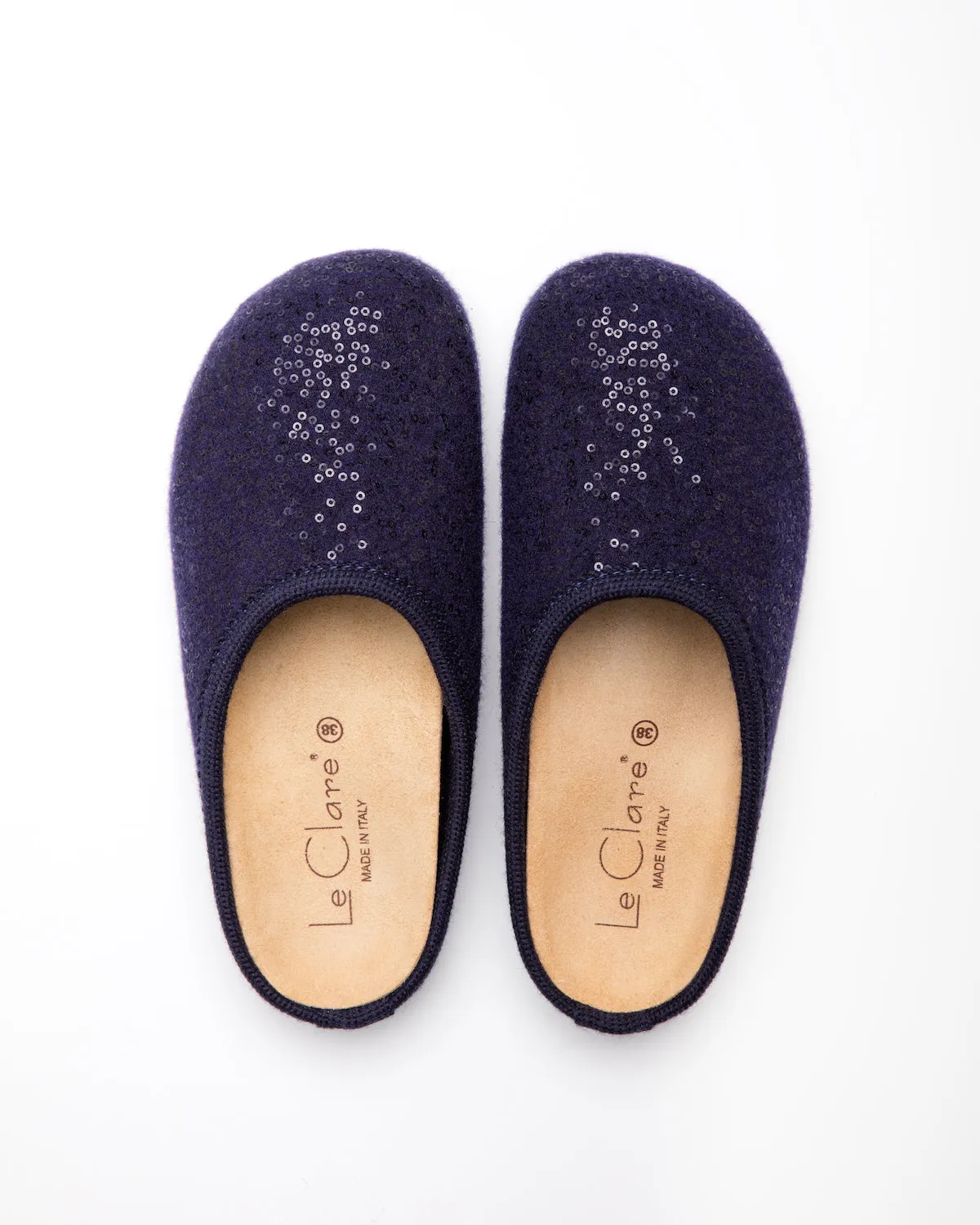 Women's Nebraska Shine Clogs Navy