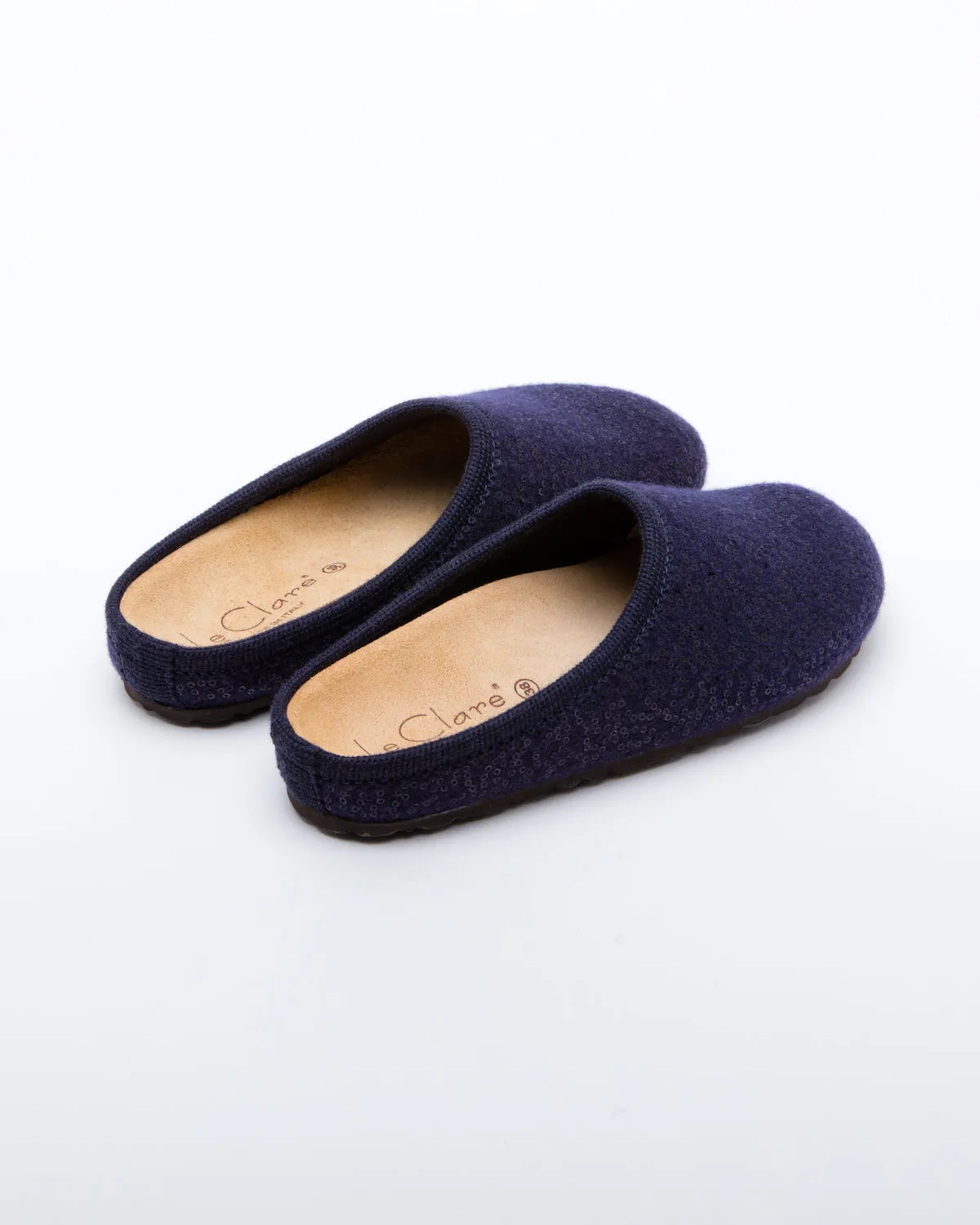 Women's Nebraska Shine Clogs Navy