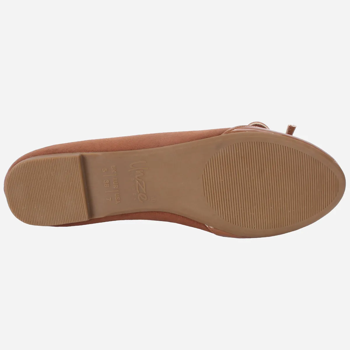 Womens "ERMEN" Rounded Toe Flat Shoes
