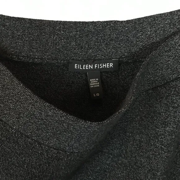 Womens Size Large Eileen Fisher Pencil in Sleek Tencel Merino Interlock Skirt
