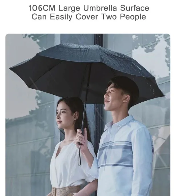 Xiaomi Urevo/90 Fun Automatic Reverse Folding Umbrella With Night Led Light